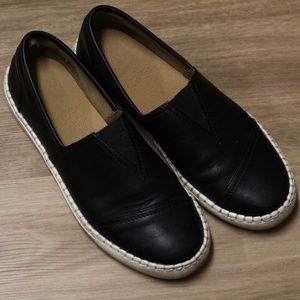 Black Leather Loafers